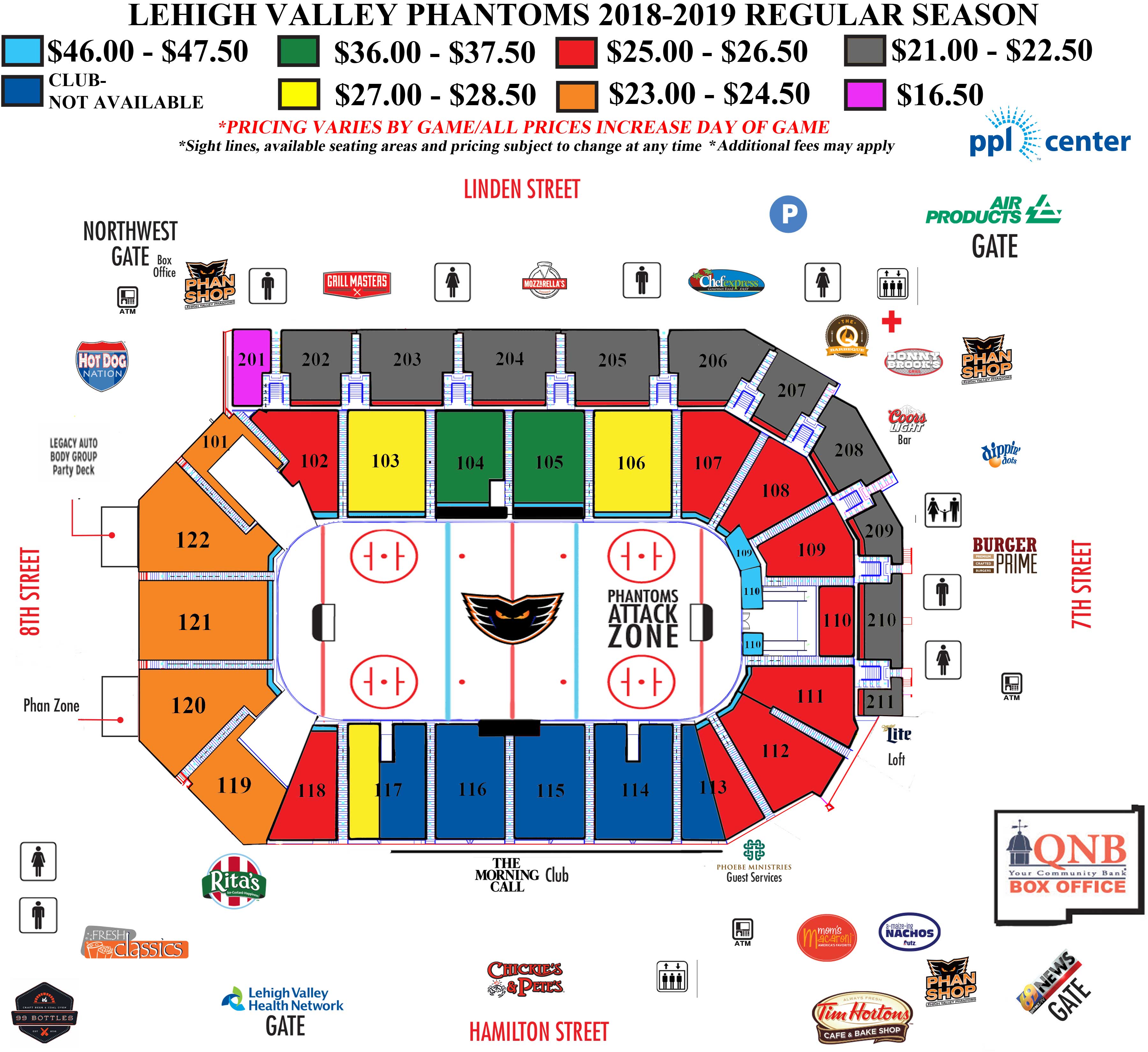 Ppl Seating Chart Hockey