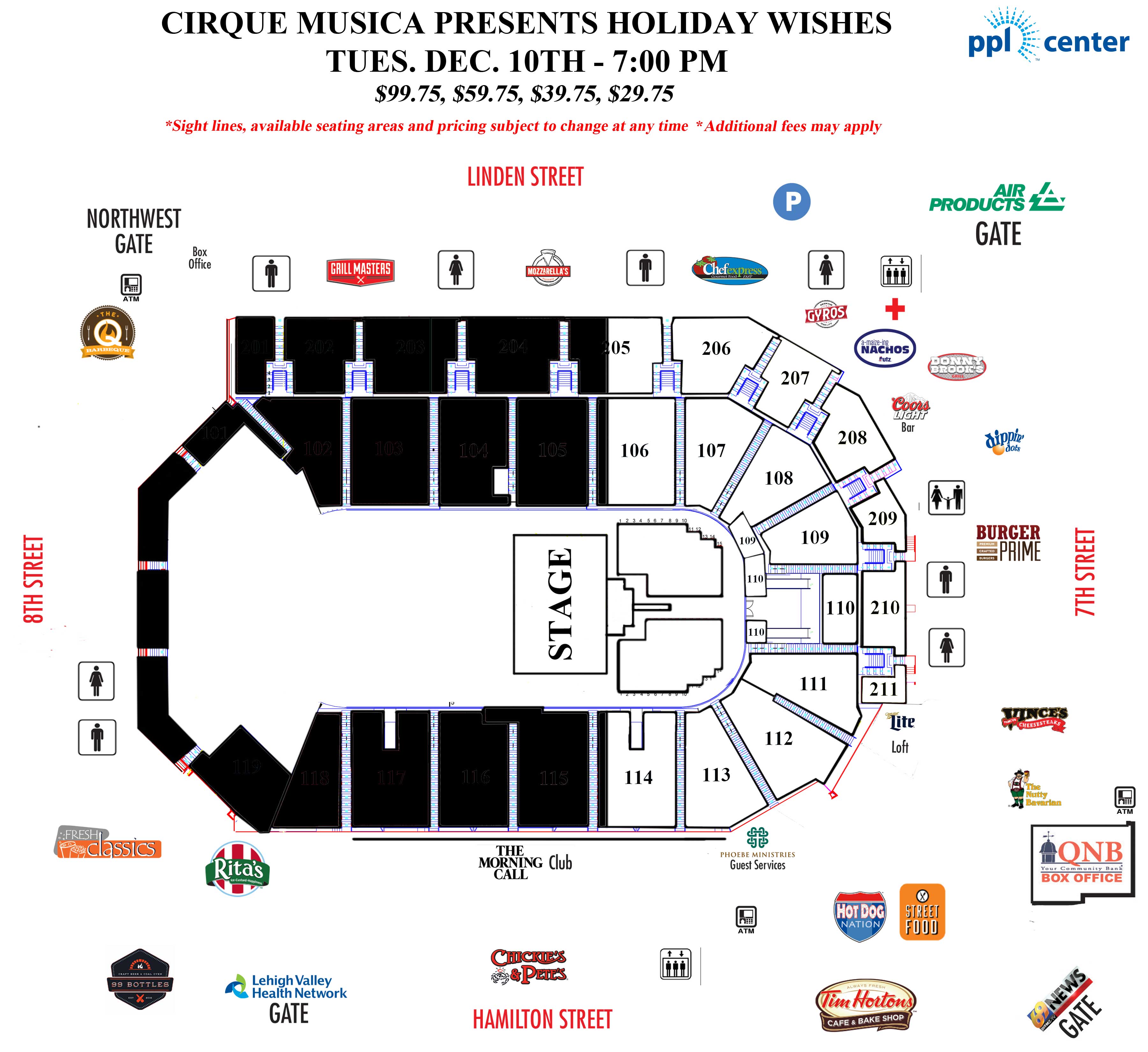 Cirque Du Soleil Oaks Pa Seating Chart