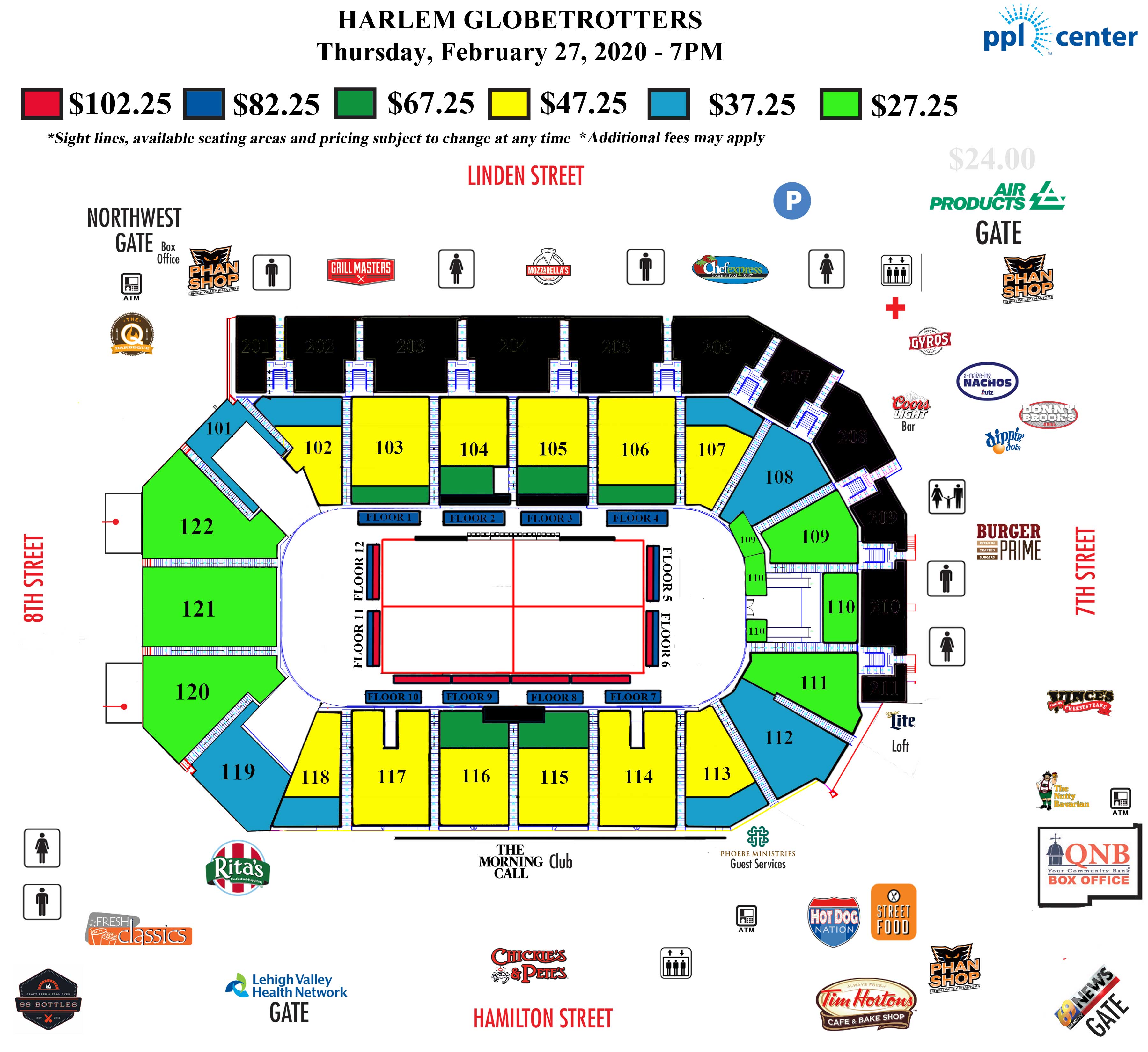 Ppl Seating Chart Allentown Pa