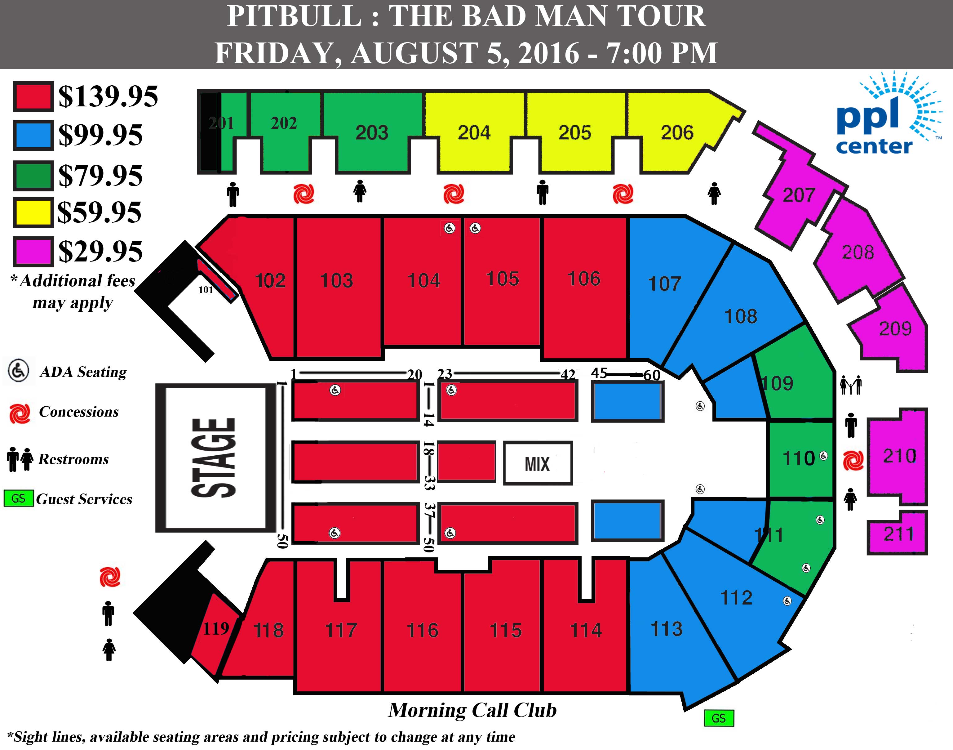 El Corazon Seating Chart