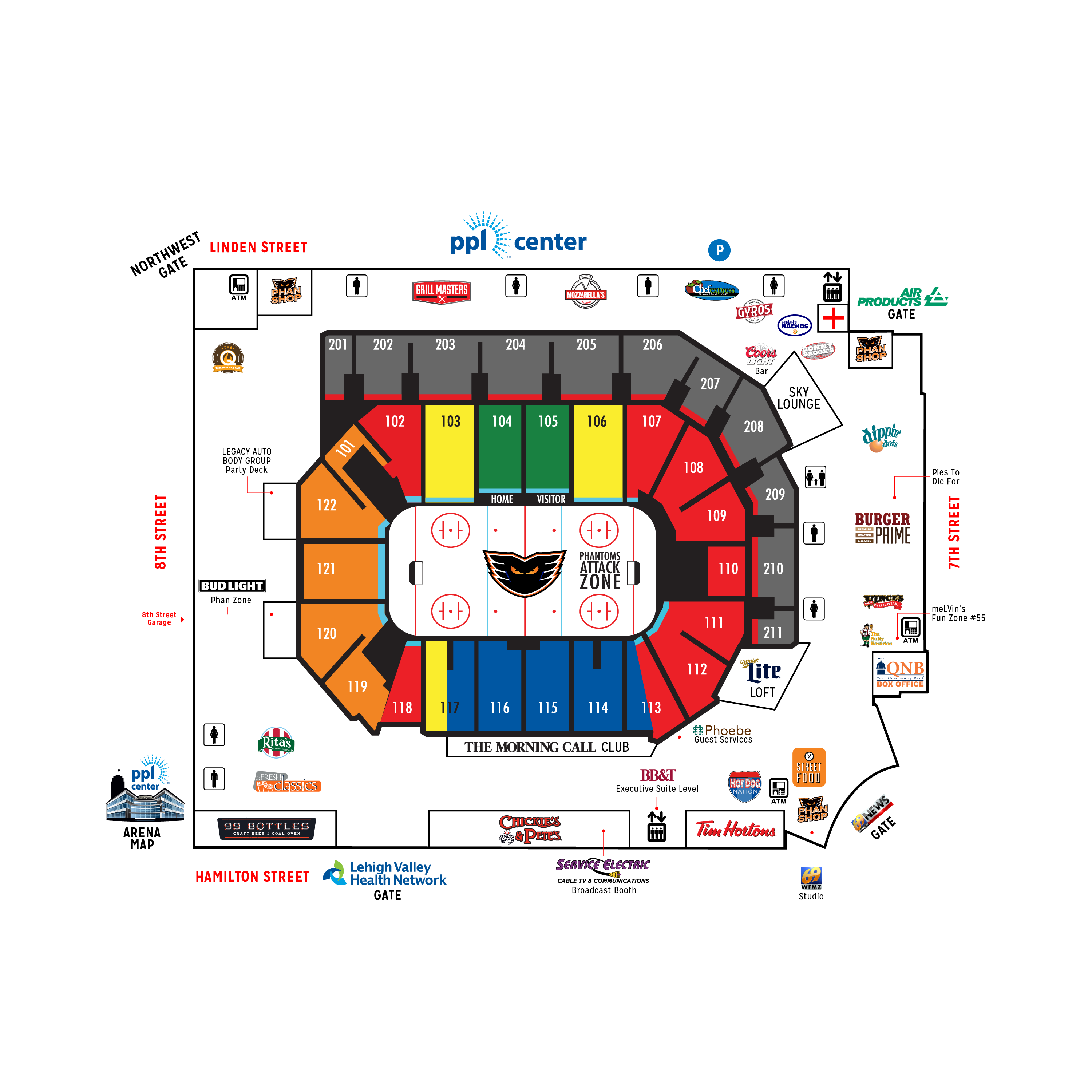 Ppl Center Seating Chart Clarkson