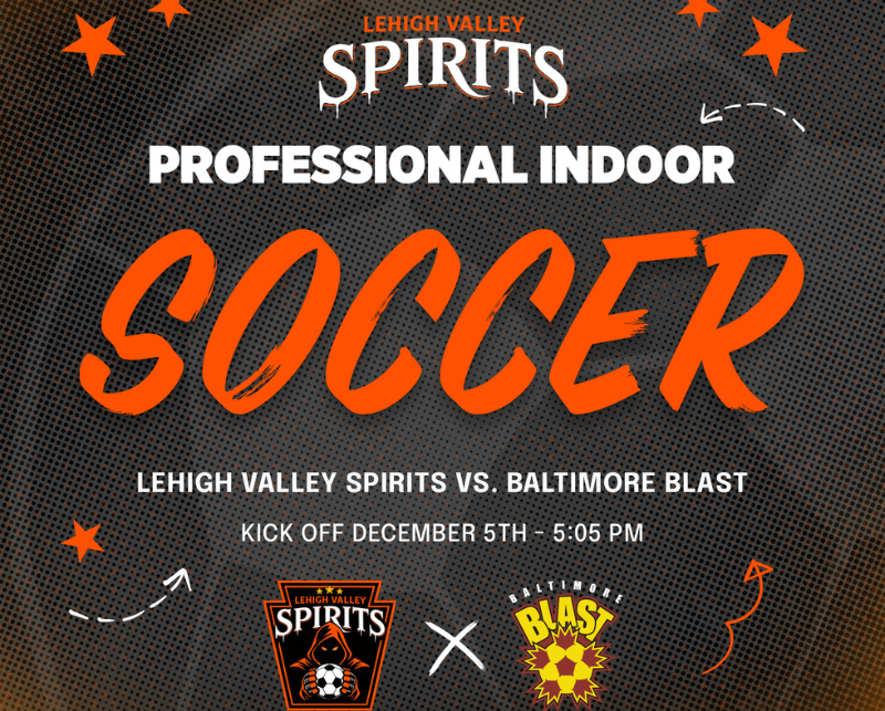 More Info for Lehigh Valley Spirits vs Baltimore Blast